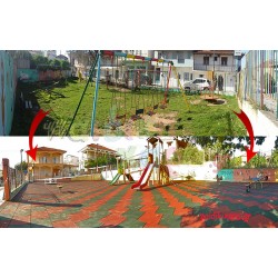 Παιδική χαρά με ελαστικό δάπεδο ασφαλείας στον Δήμο Πύλου - Νέστωρος