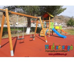 Παιδική χαρά στα Τριπόταμα Δήμου Καλαβρύτων
