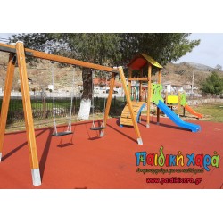 Παιδική χαρά στα Τριπόταμα Δήμου Καλαβρύτων