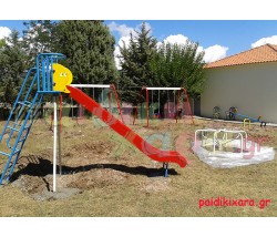 Παιδική χαρά με μεταλλικά όργανα στον Δήμο Τριφυλίας