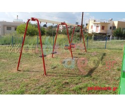 Μεταλλική κούνια παιδικής χαράς 4 θέσεων (2π+2ν)