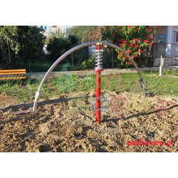 Τραμπάλα παιδικής χαράς περιστροφική 360 μοίρες με κάθισμα 